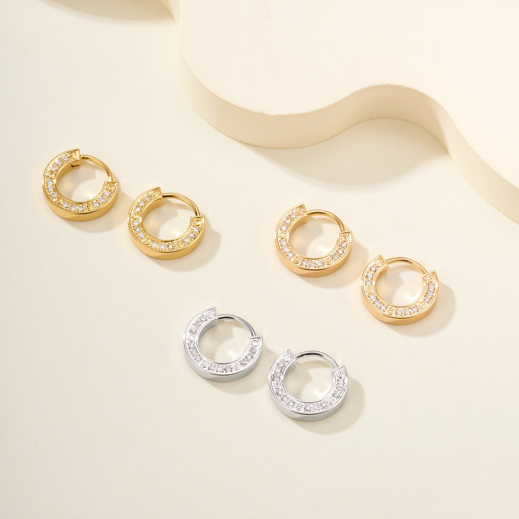 [Ornora Jewelry]LOVE DIAMOND EARRINGS