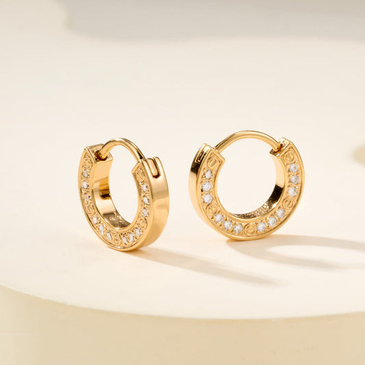 [Ornora Jewelry]LOVE DIAMOND EARRINGS