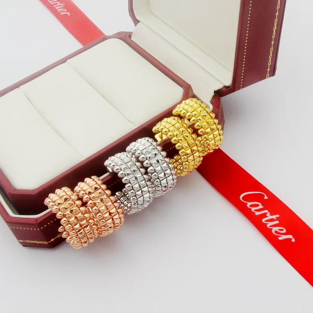 [Ornora Jewelry]CLASH 9.2MM DOUBLE ROW EARRINGS