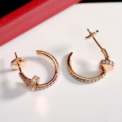 [Ornora Jewelry]JUSTE FULL DIAMOND SMALL EARRINGS