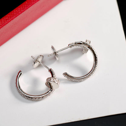 [Ornora Jewelry]JUSTE FULL DIAMOND SMALL EARRINGS