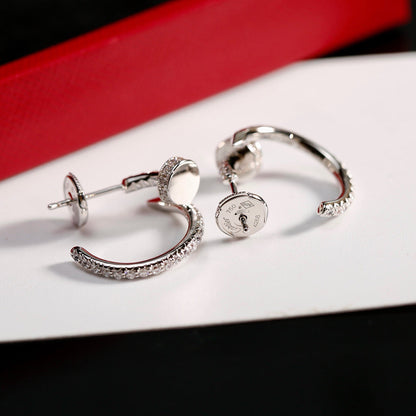 [Ornora Jewelry]JUSTE FULL DIAMOND SMALL EARRINGS
