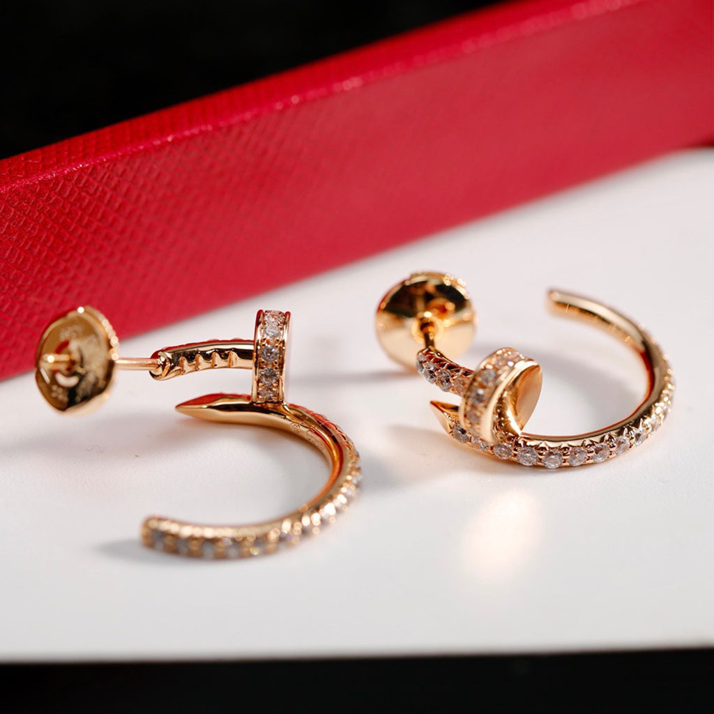 [Ornora Jewelry]JUSTE FULL DIAMOND SMALL EARRINGS