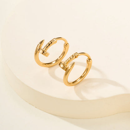 [Ornora Jewelry]JUSTE NO DIAMOND MINI EARRINGS