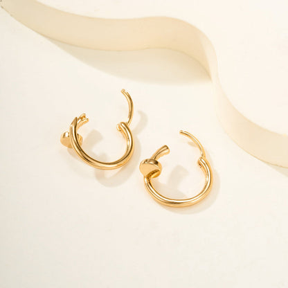 [Ornora Jewelry]JUSTE NO DIAMOND MINI EARRINGS