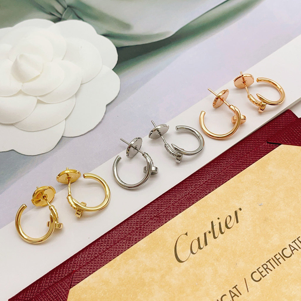 [Ornora Jewelry]JUSTE NO DIAMOND MINI EARRINGS