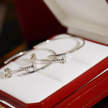 [Ornora Jewelry]JUSTE HALF DIAMOND LARGE EARRINGS