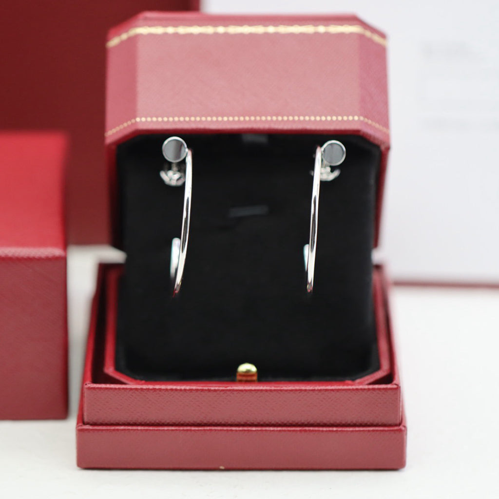 [Ornora Jewelry]JUSTE HALF DIAMOND LARGE EARRINGS