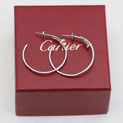 [Ornora Jewelry]JUSTE HALF DIAMOND LARGE EARRINGS