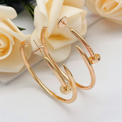 [Ornora Jewelry]JUSTE NO DIAMOND LARGE EARRINGS