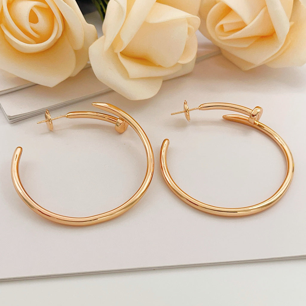 [Ornora Jewelry]JUSTE NO DIAMOND LARGE EARRINGS