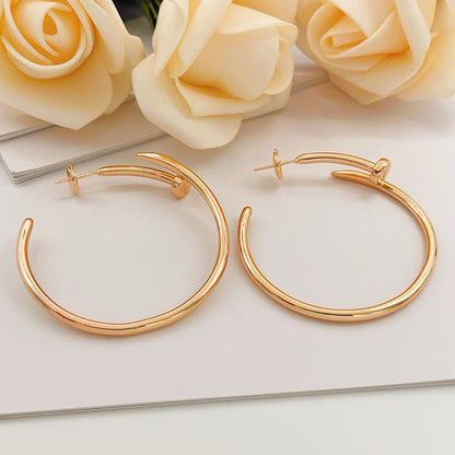 [Ornora Jewelry]JUSTE NO DIAMOND LARGE EARRINGS