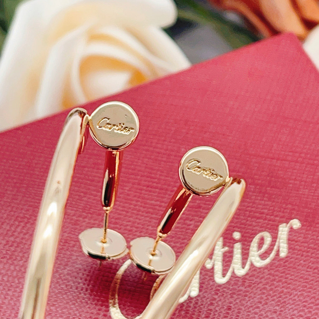 [Ornora Jewelry]JUSTE NO DIAMOND LARGE EARRINGS