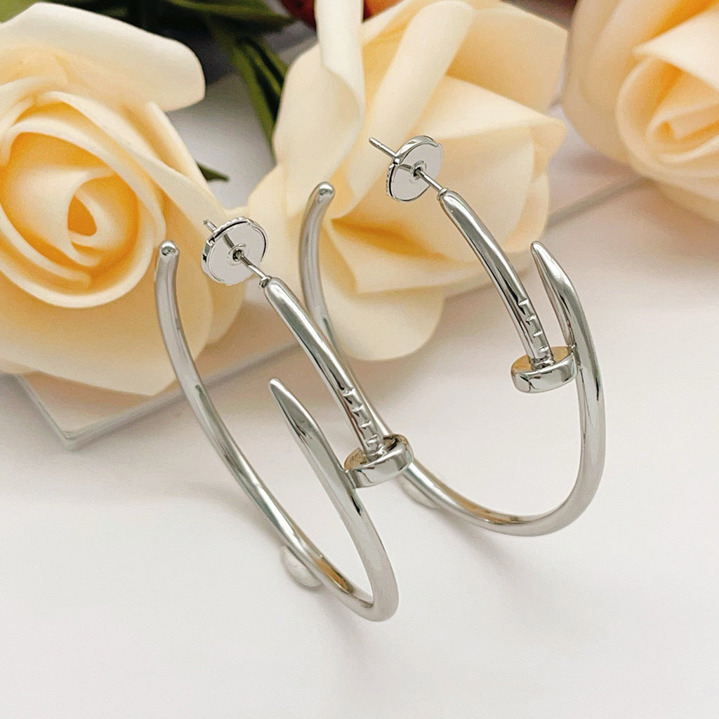 [Ornora Jewelry]JUSTE NO DIAMOND LARGE EARRINGS
