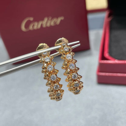 [Ornora Jewelry]CLASH FULL DIAMOND MEDIUM EARRINGS