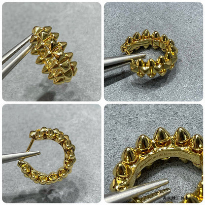 [Ornora Jewelry]CLASH MINI HOOP EARRINGS