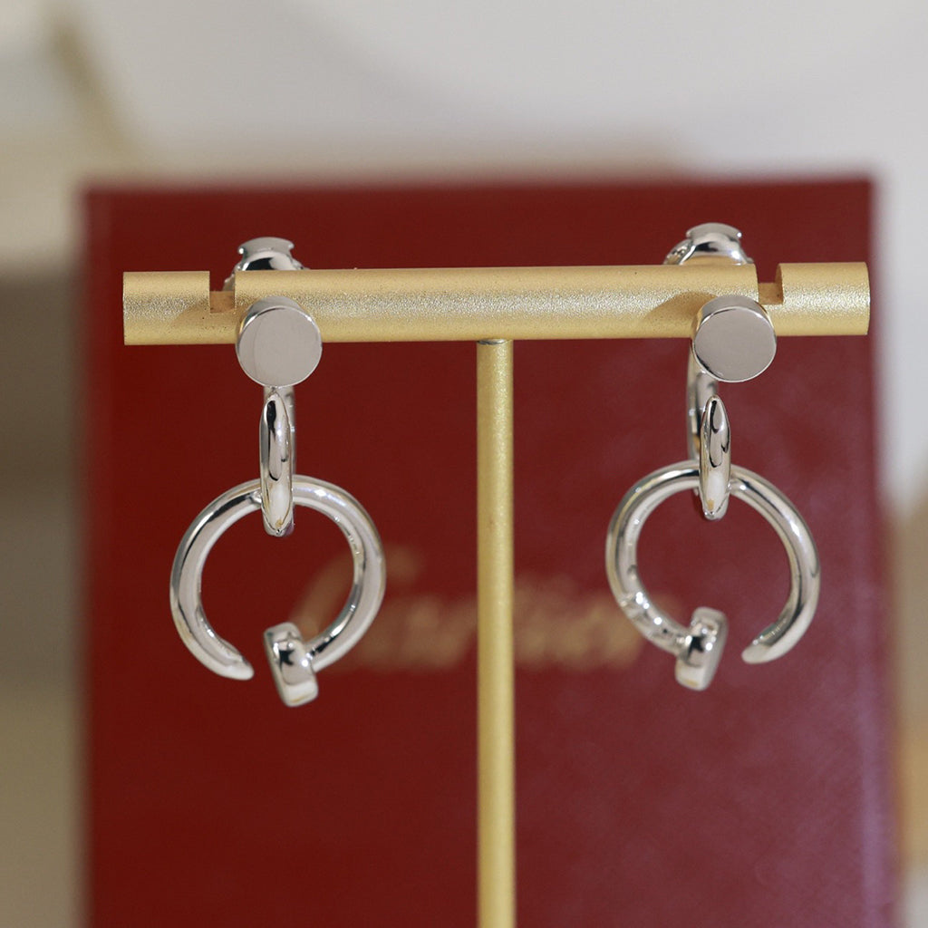 [Ornora Jewelry]JUSTE NO DIAMOND DOUBLE EARRINGS