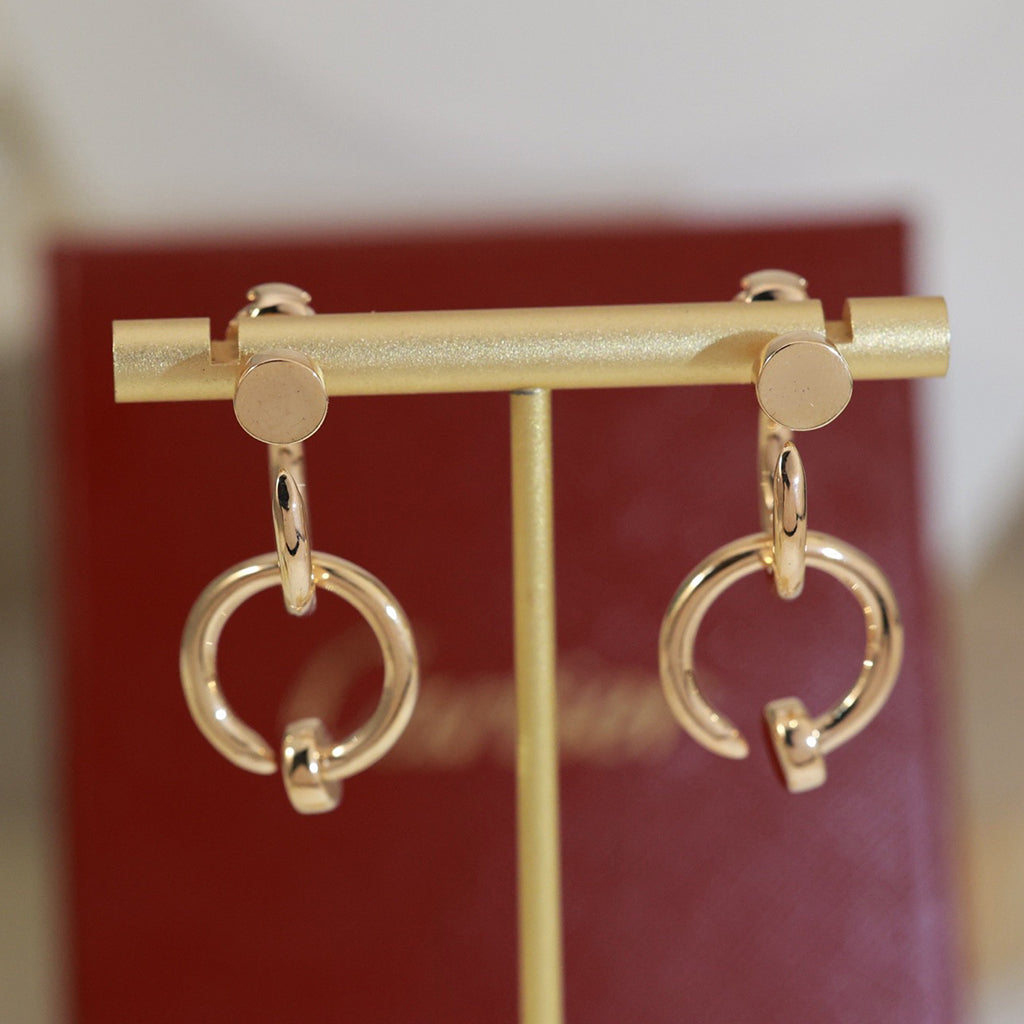 [Ornora Jewelry]JUSTE NO DIAMOND DOUBLE EARRINGS