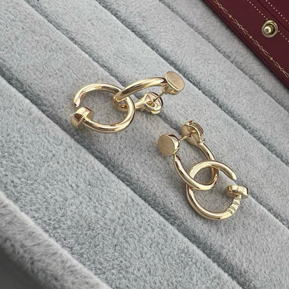 [Ornora Jewelry]JUSTE NO DIAMOND DOUBLE EARRINGS