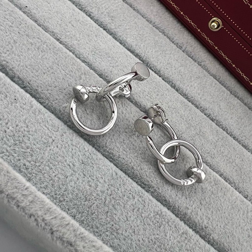 [Ornora Jewelry]JUSTE NO DIAMOND DOUBLE EARRINGS