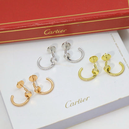 [Ornora Jewelry]JUSTE FULL DIAMOND DOUBLE EARRINGS