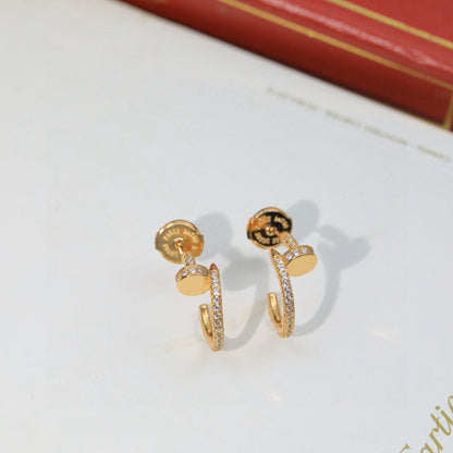 [Ornora Jewelry]JUSTE FULL DIAMOND DOUBLE EARRINGS