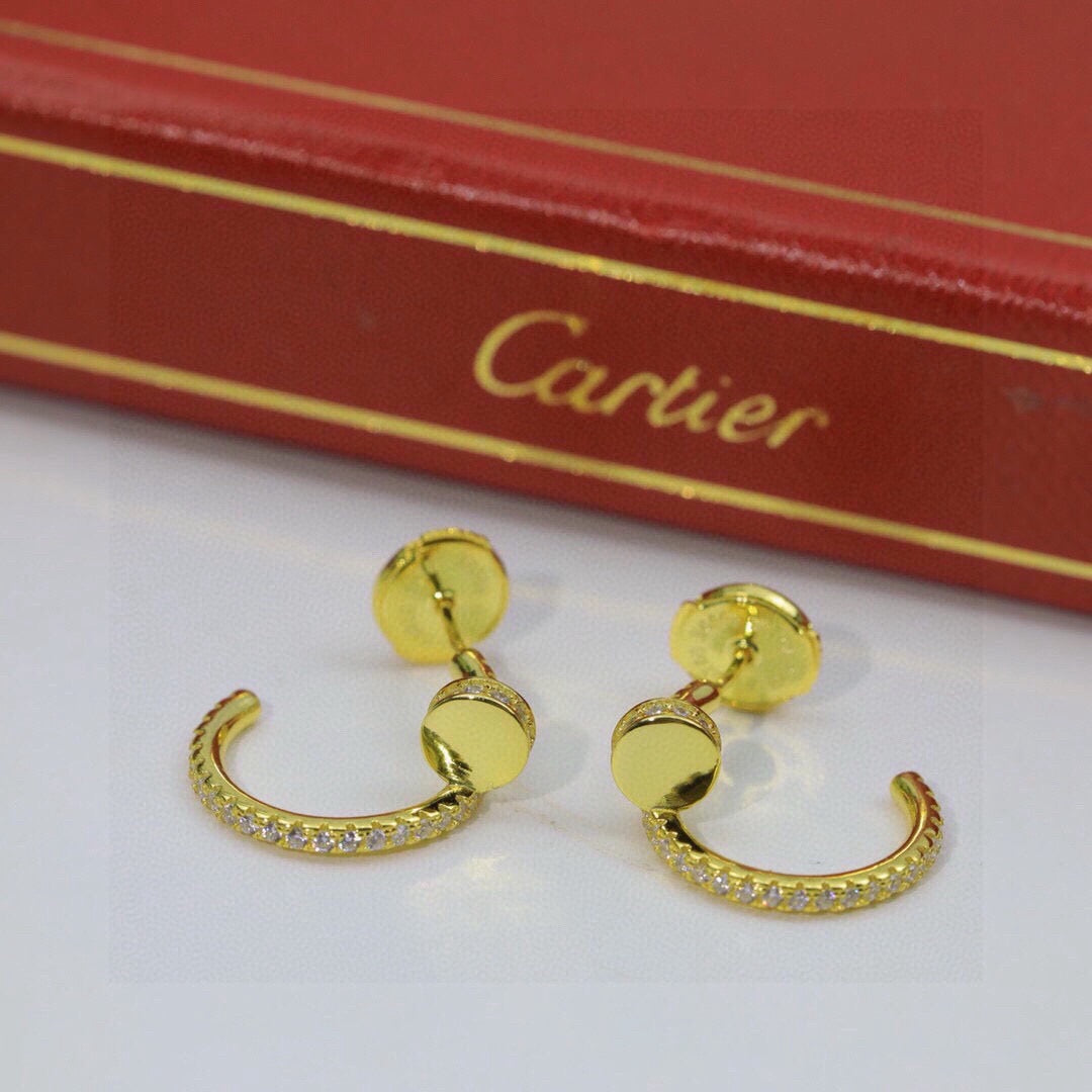 [Ornora Jewelry]JUSTE FULL DIAMOND DOUBLE EARRINGS
