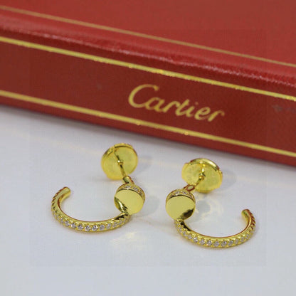[Ornora Jewelry]JUSTE FULL DIAMOND DOUBLE EARRINGS
