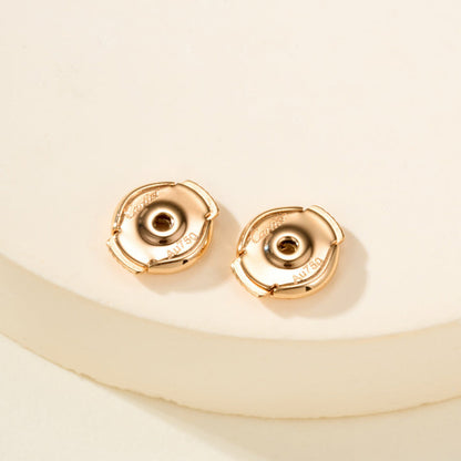 [Ornora Jewelry]JUSTE HALF DIAMOND DOUBLE EARRINGS