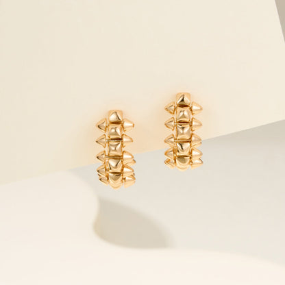 [Ornora Jewelry]CLASH MINI HOOP EARRINGS