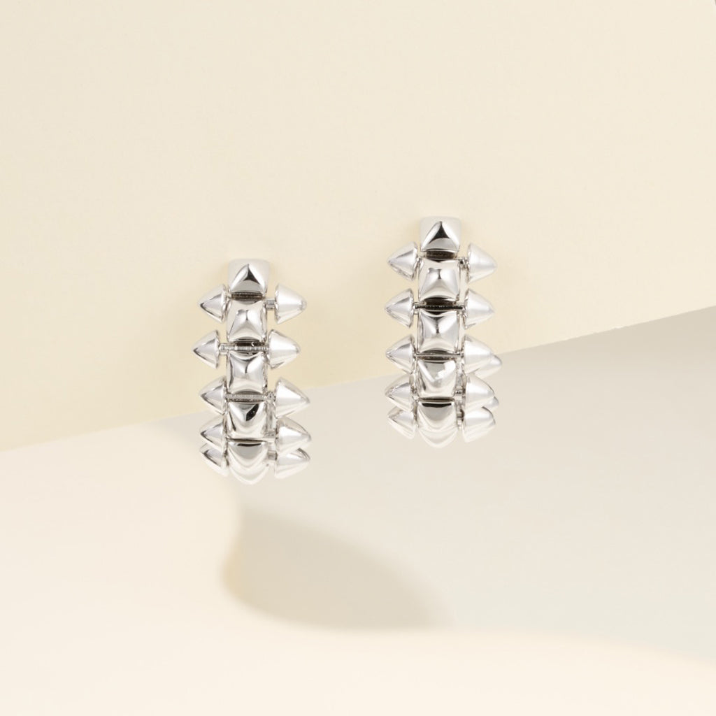 [Ornora Jewelry]CLASH MINI HOOP EARRINGS