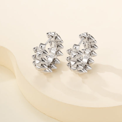 [Ornora Jewelry]CLASH MINI HOOP EARRINGS