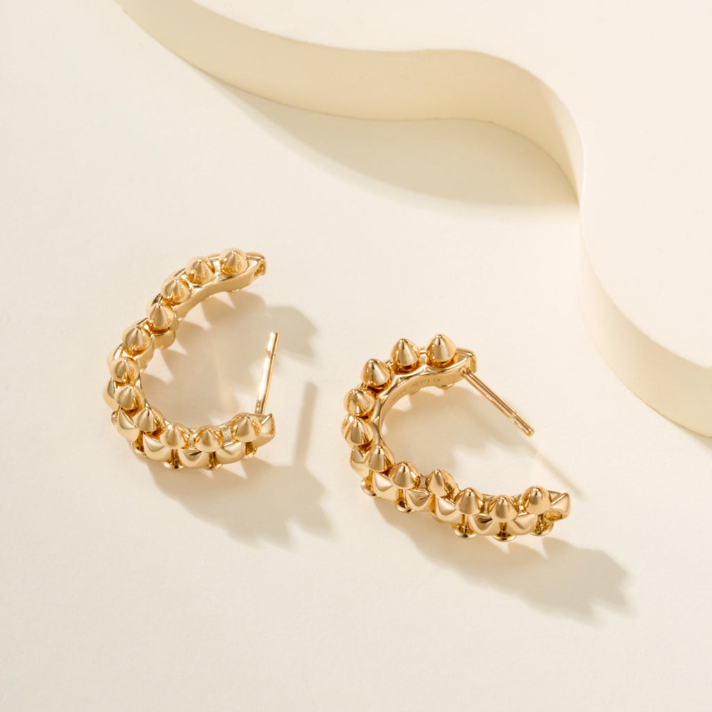 [Ornora Jewelry]CLASH MINI HOOP EARRINGS