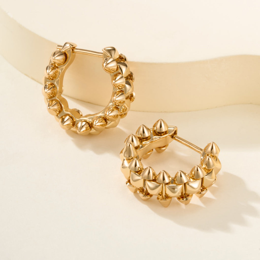 [Ornora Jewelry]CLASH MINI HOOP EARRINGS