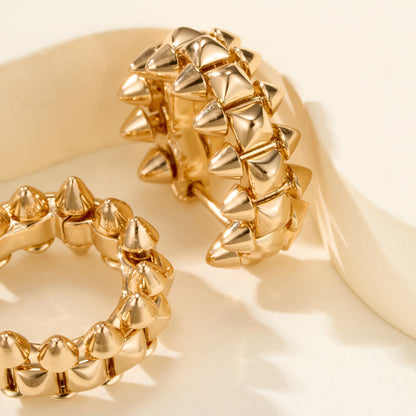 [Ornora Jewelry]CLASH MINI HOOP EARRINGS