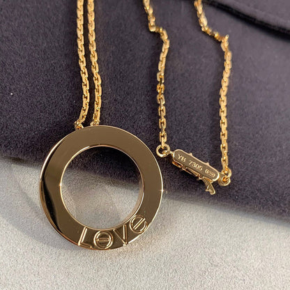 [Ornora Jewelry]LOVE NECKLACE 16MM 3 DIAMONDS