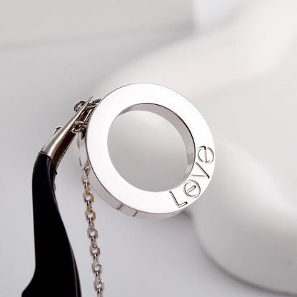 [Ornora Jewelry]LOVE NECKLACE 16MM  FULL DIAMOND