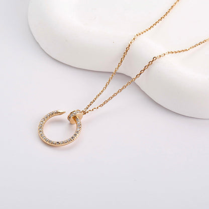 [Ornora Jewelry]JUSTE NECKLACE FULL DIAMOND