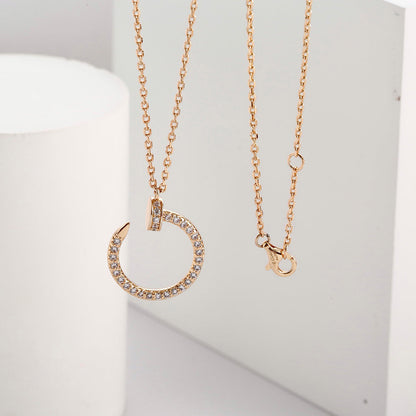 [Ornora Jewelry]JUSTE NECKLACE FULL DIAMOND