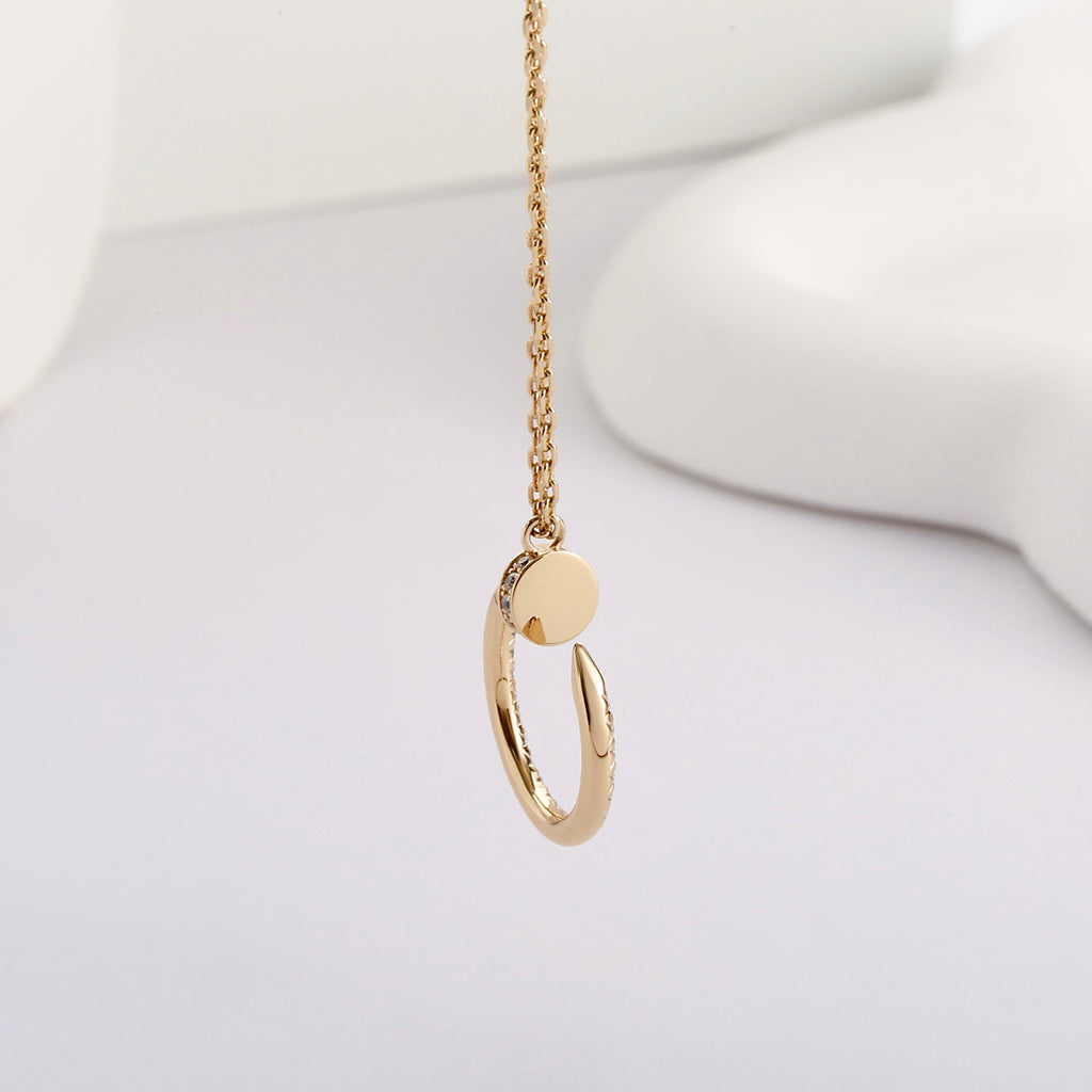 [Ornora Jewelry]JUSTE NECKLACE FULL DIAMOND