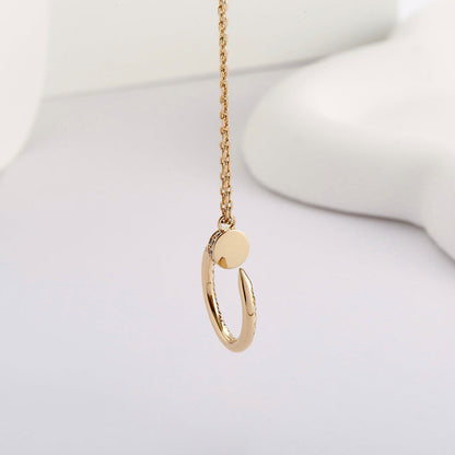 [Ornora Jewelry]JUSTE NECKLACE FULL DIAMOND