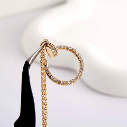 [Ornora Jewelry]JUSTE NECKLACE FULL DIAMOND