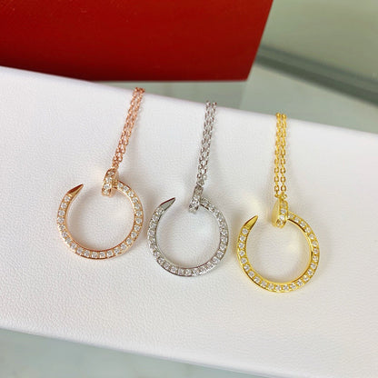 [Ornora Jewelry]JUSTE NECKLACE FULL DIAMOND