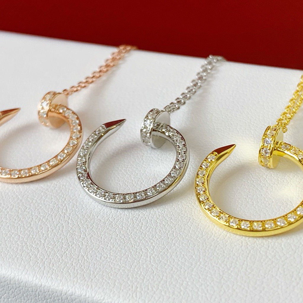 [Ornora Jewelry]JUSTE NECKLACE FULL DIAMOND