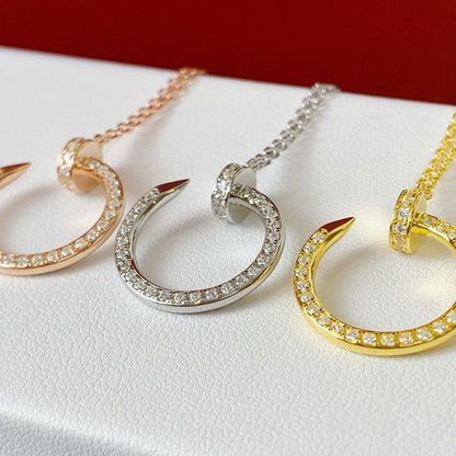[Ornora Jewelry]JUSTE NECKLACE FULL DIAMOND