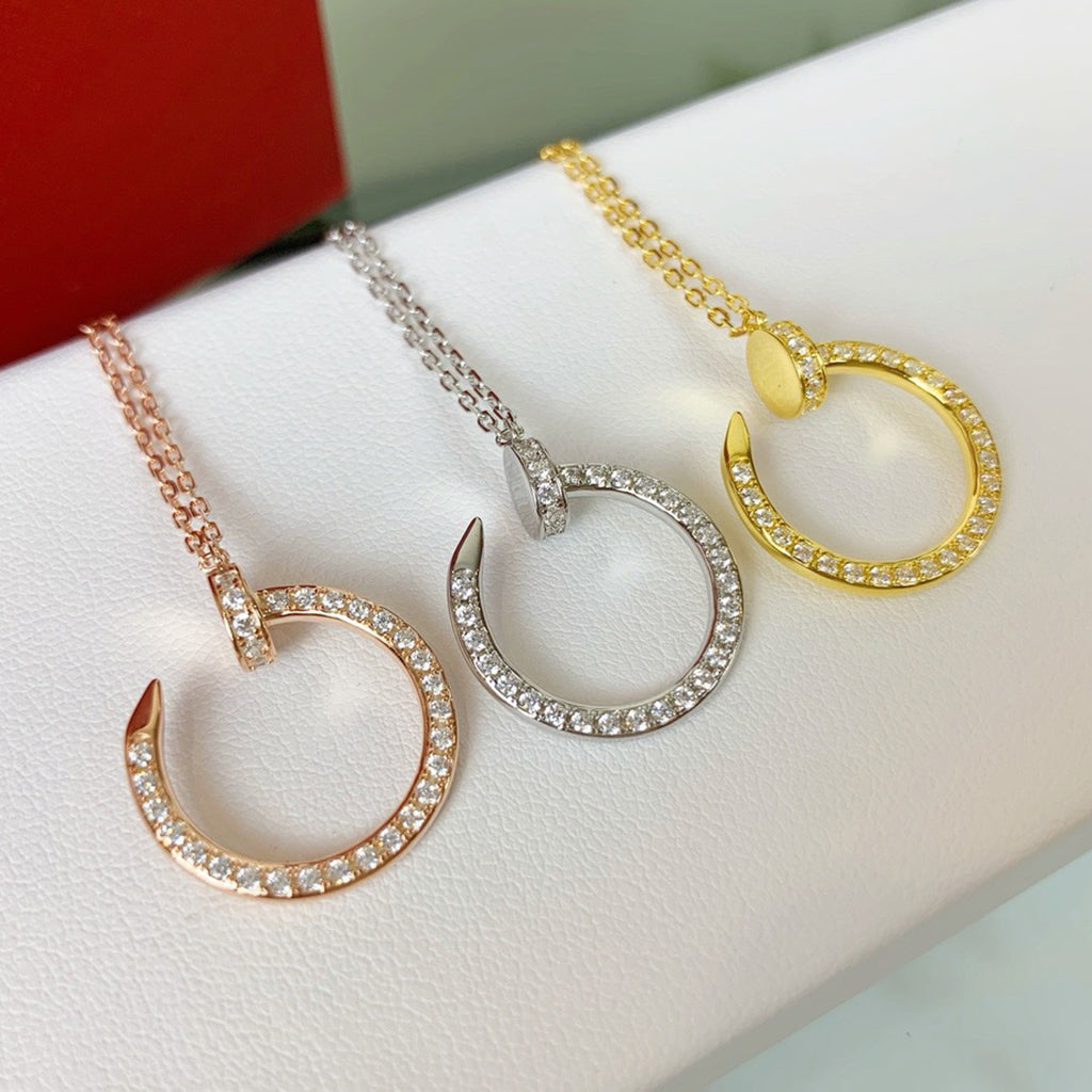 [Ornora Jewelry]JUSTE NECKLACE FULL DIAMOND