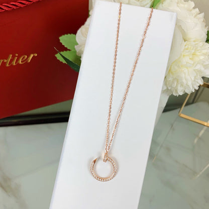 [Ornora Jewelry]JUSTE NECKLACE FULL DIAMOND