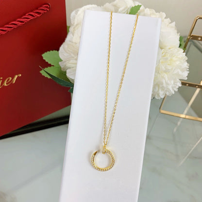 [Ornora Jewelry]JUSTE NECKLACE FULL DIAMOND