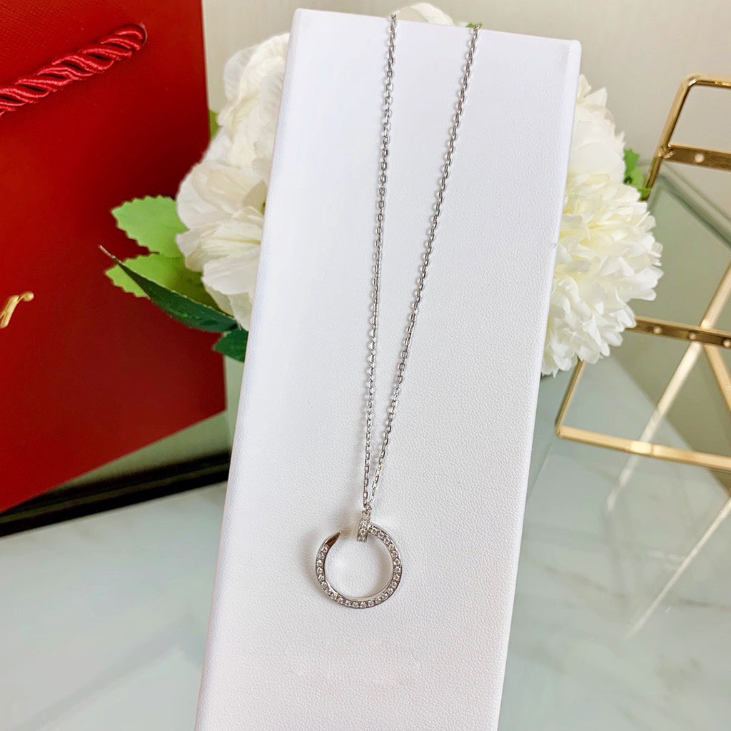 [Ornora Jewelry]JUSTE NECKLACE FULL DIAMOND