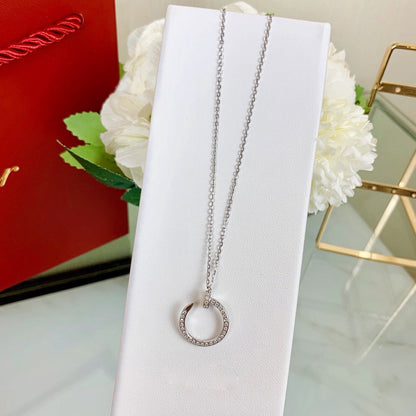 [Ornora Jewelry]JUSTE NECKLACE FULL DIAMOND